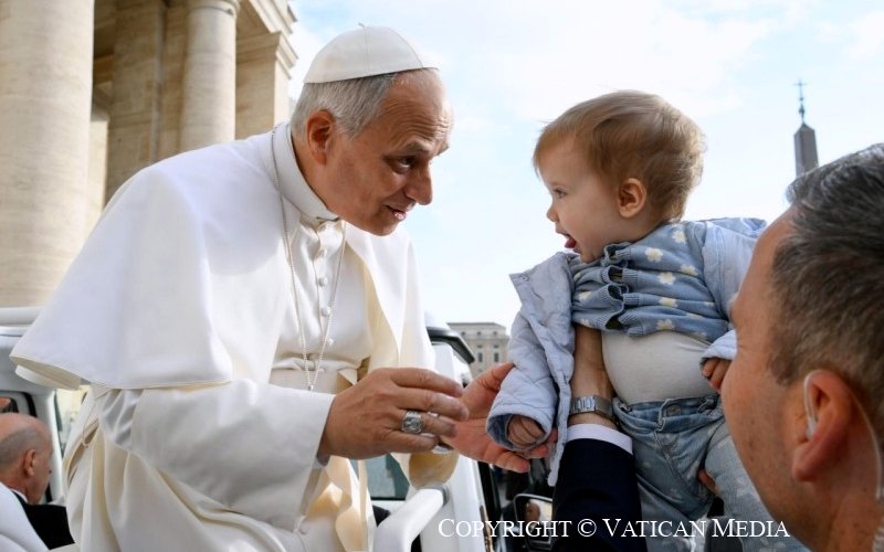 Papež Lev XIV., dítě / foto © Vatican Media